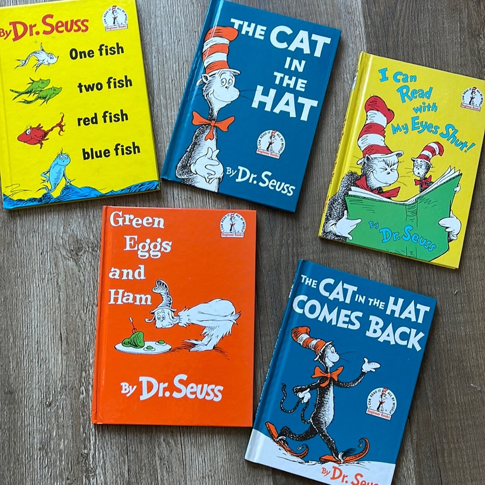 Dr Seuss “I can read it” bundle -5 hard cover books